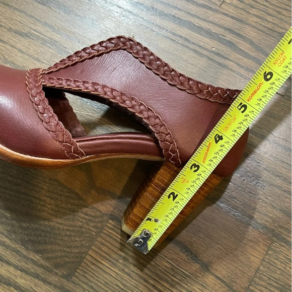 Bali Elf Spirit Walker Fairy Boho Stacked Heel Leather Booties Size 8 - Picture 11 of 14